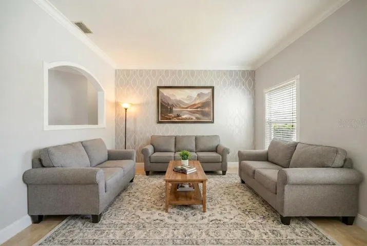 Living Room - virtually staged