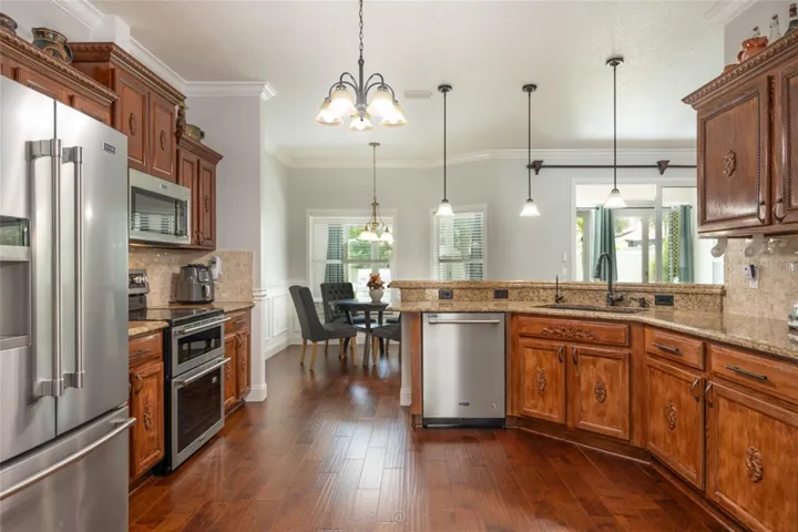 Kitchen opens to Breakfast Room and Dining Room