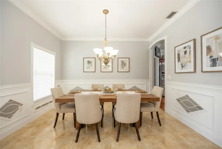 Dining Room - virtually staged