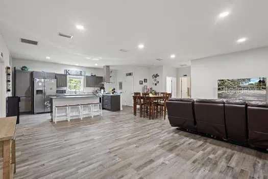 open floor plan