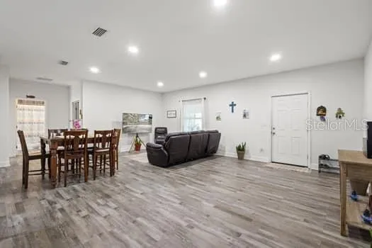 dining/living area