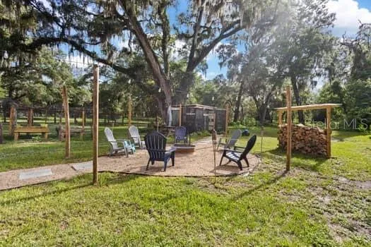 firepit backyard recreation area