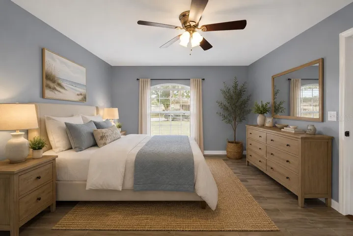 Primary Bedroom - Virtually staged