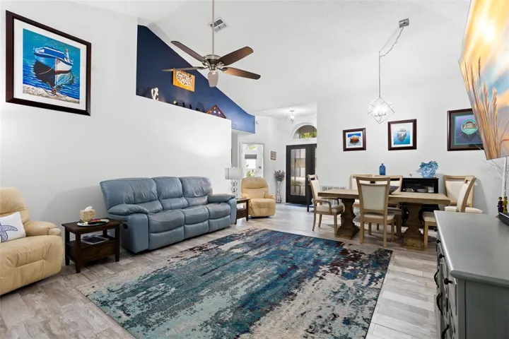 Living Room and Dining Room