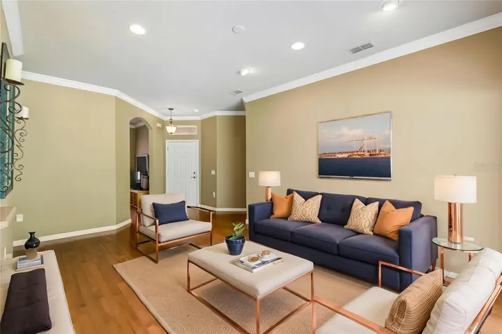 VIRTUALLY STAGED LIVING ROOM