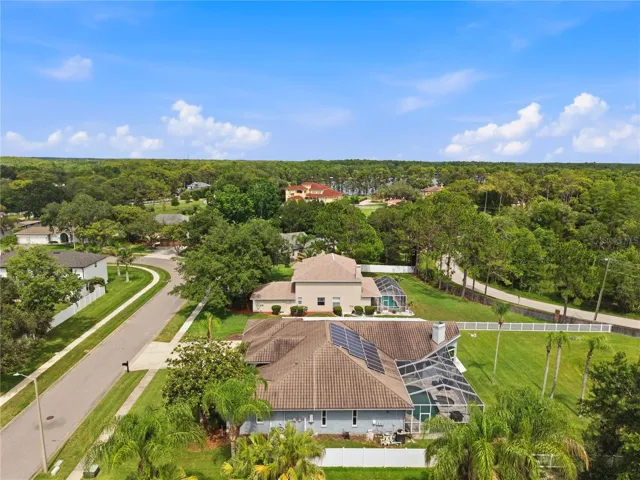 West aerial view