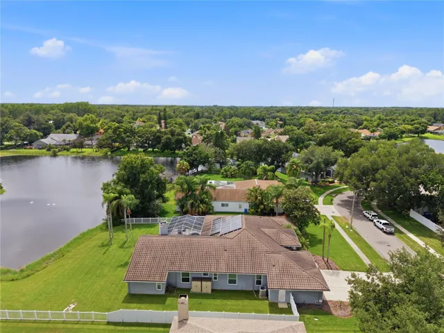East aerial view