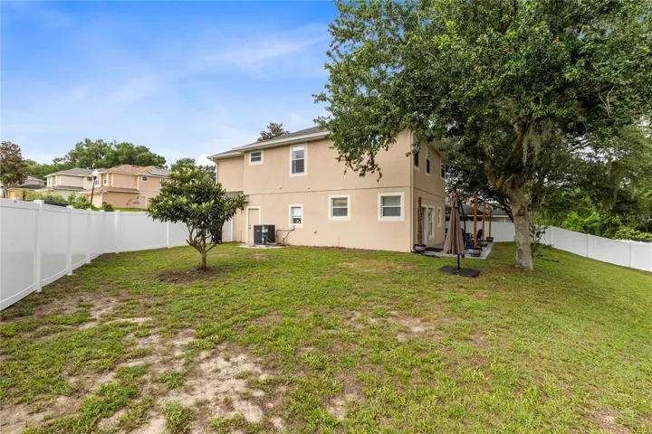 Enough space to play or add whatever you would like. Maybe a pool?!