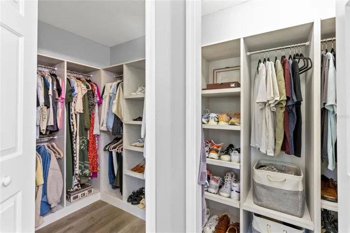 Custom built in closet