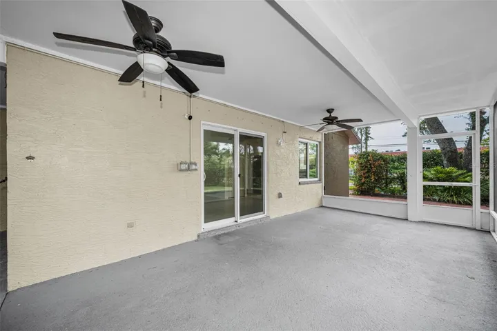 Back/side patio