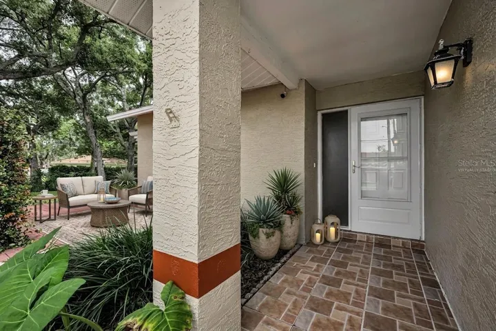 Entry way - virtually staged
