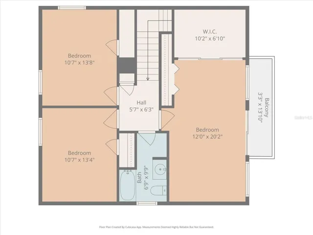 Third Level Floor Plan