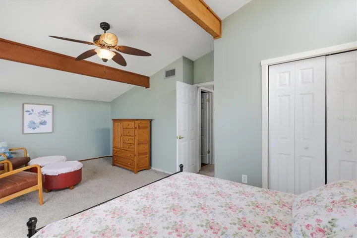 Upstairs Bedroom with Sitting Area