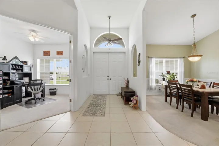 Office-Foyer-Dining Room From Living Room