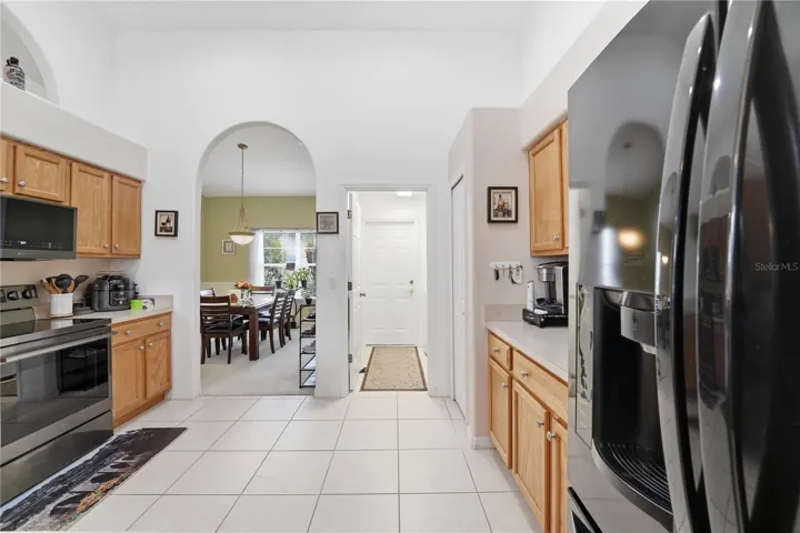 Kitchen Toward Dining Room & Laundry Room