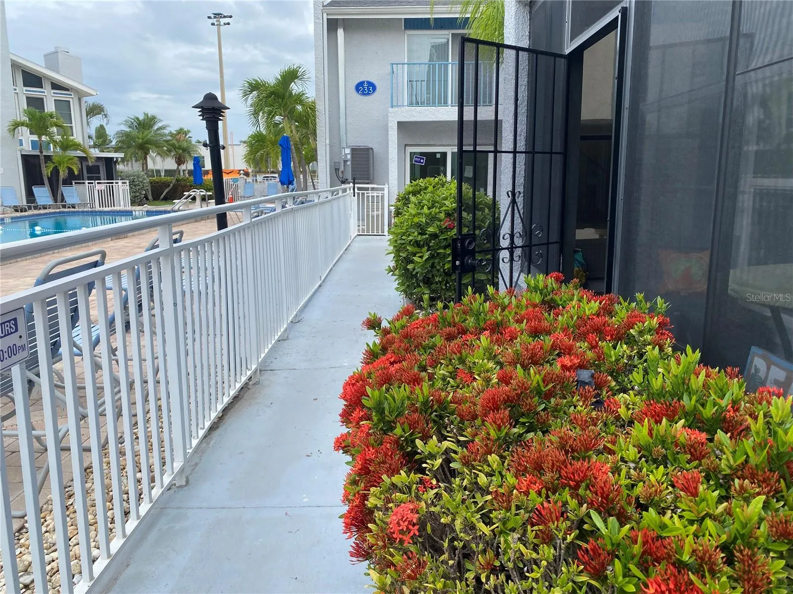 Front of Condo-View of Pool