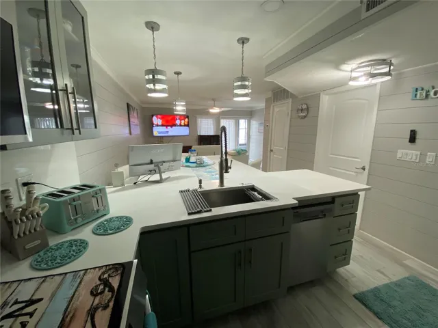 View from kitchen
