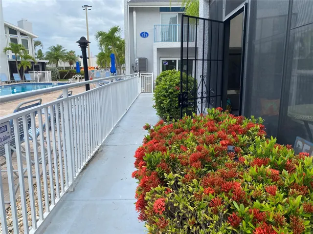 Front of Condo-View of Pool