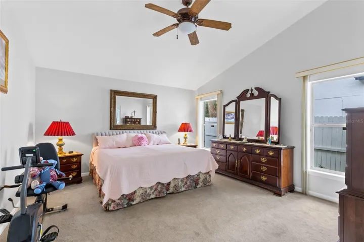Oversized primary bedroom.
