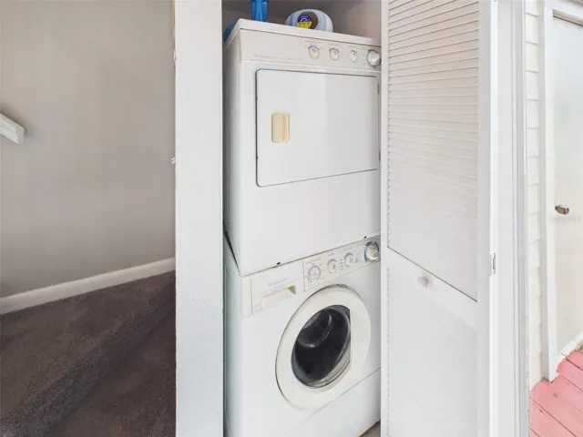 1st floor laundry closet