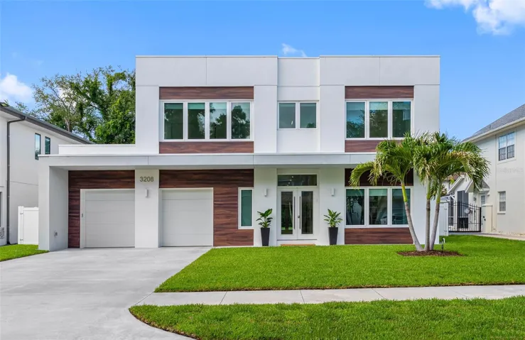 Energy efficient - 2story block home - PGT hurricane resistant windows - flat TPO 60 membrane roof with 5