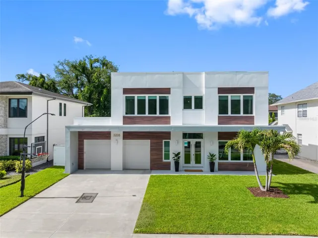 Energy efficient - 2story block home - PGT hurricane resistant windows - flat TPO 60 membrane roof with 5" insulation to withstand Florida's climate