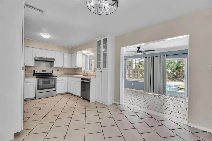 Dining Area into Kitchen