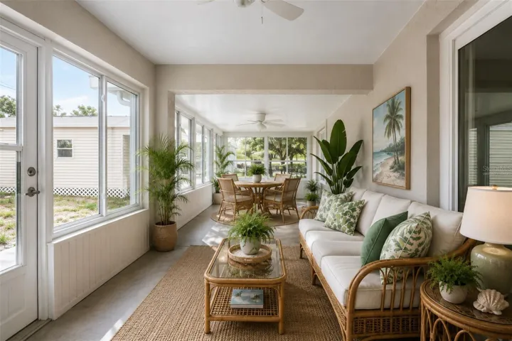 Sun Room - Virtually Staged