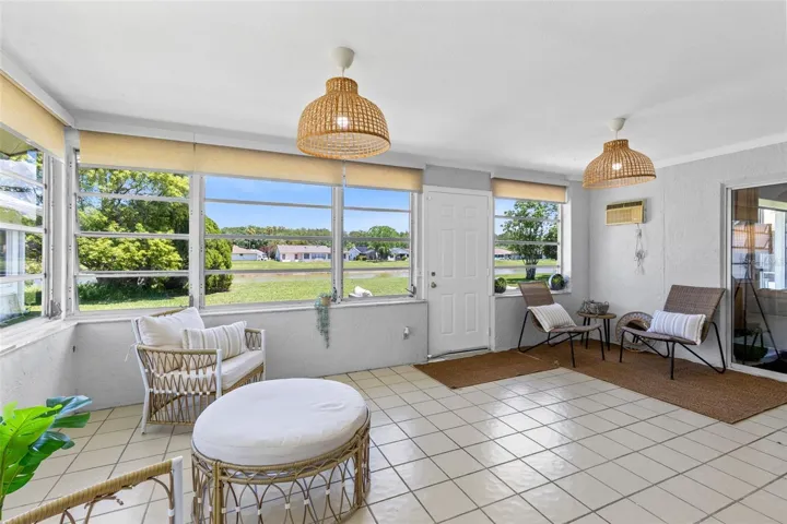 Florida Room offers additional Living Space