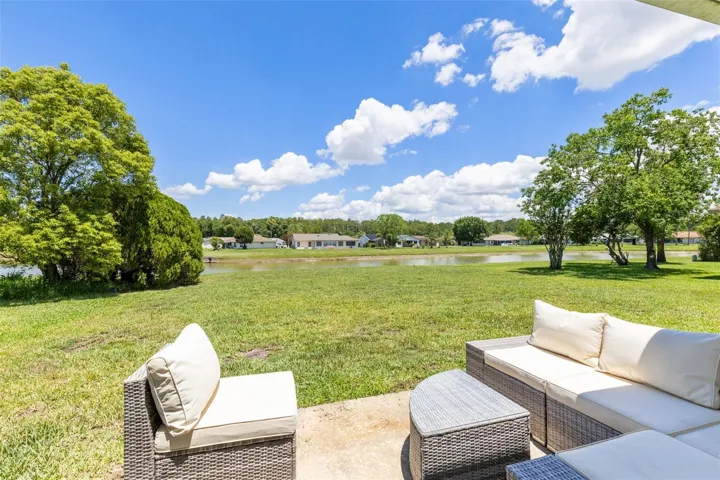 Open Patio to soak in the sun and serene Water Views