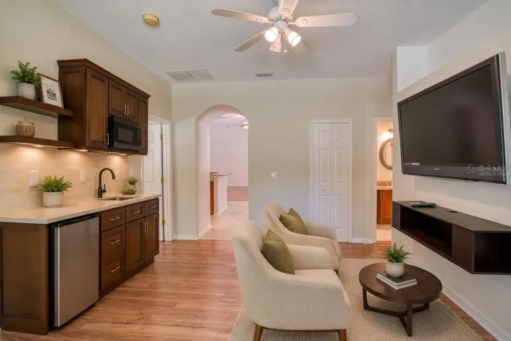 In Law Suite Potential Virtually Staged - Kitchen not installed