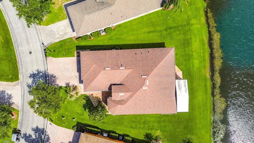 Overhead view of home
