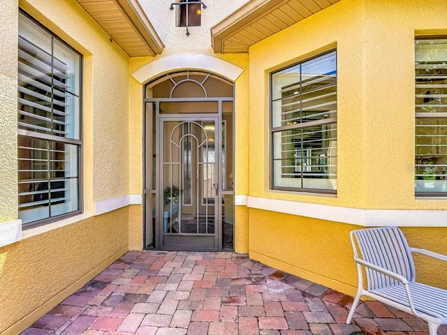 Screened Portico entrance