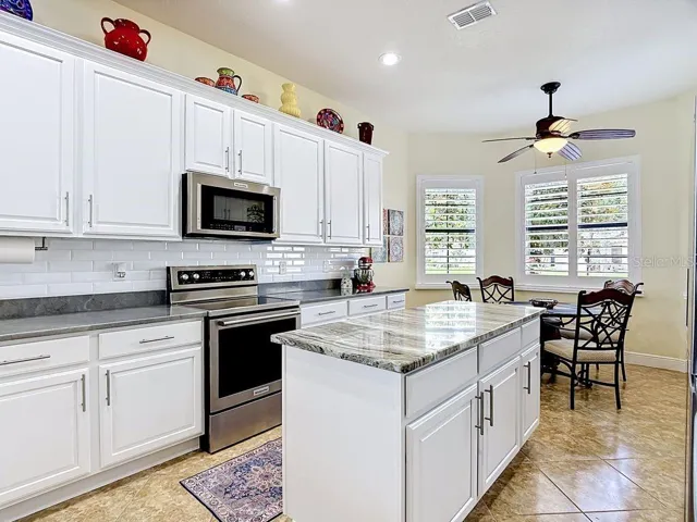 Lots of food prep space in this kitchen