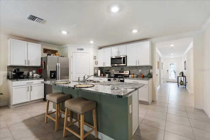 Updated Kitchen with backsplash