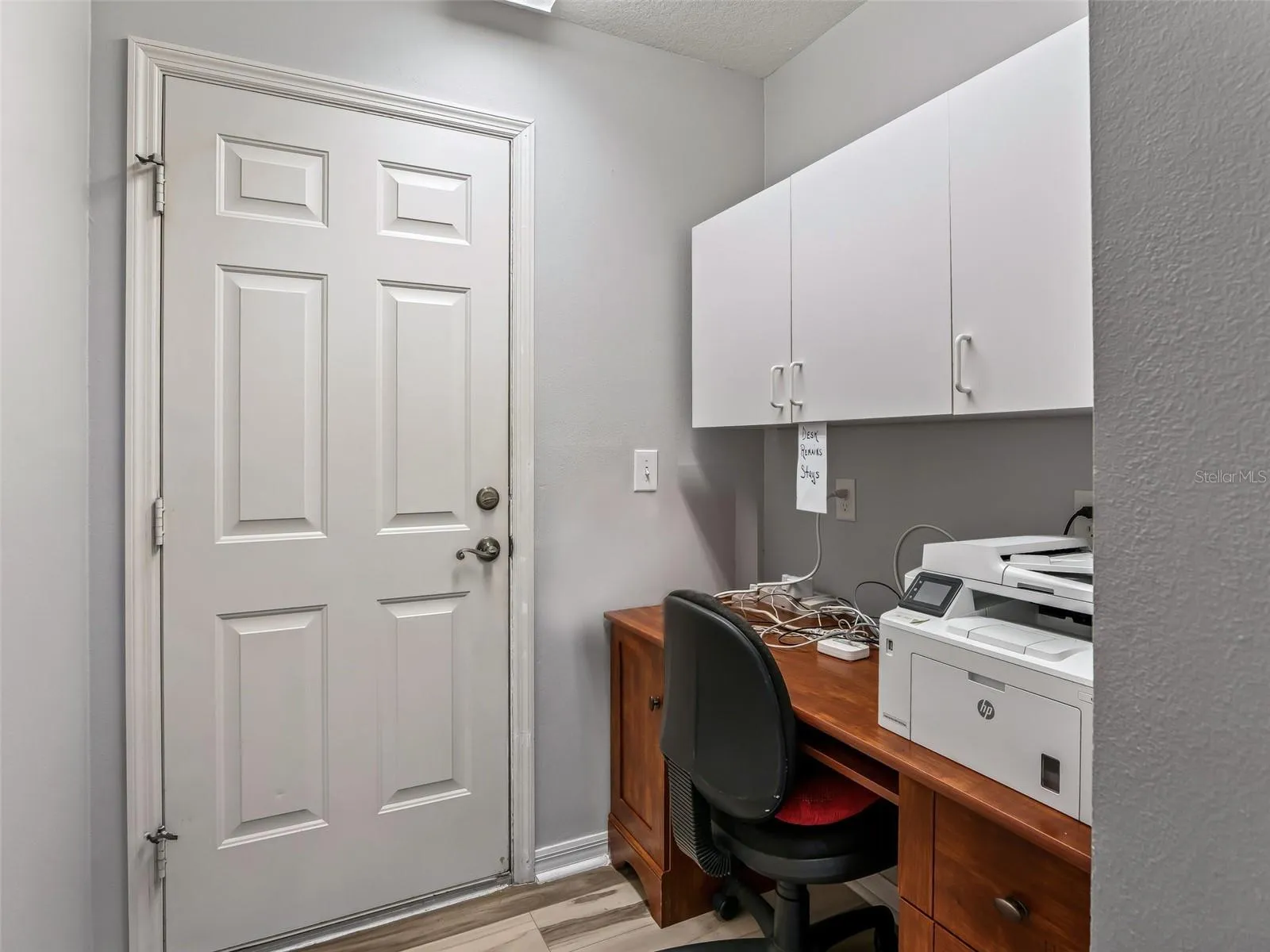 Mud rm w/Cabinets &amp; access to garage (currently used as office)