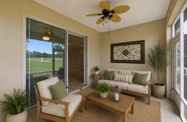 Screen Lanai Virtually Staged