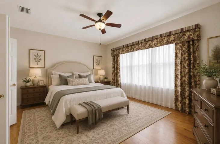 Primary Bedroom Virtually Staged