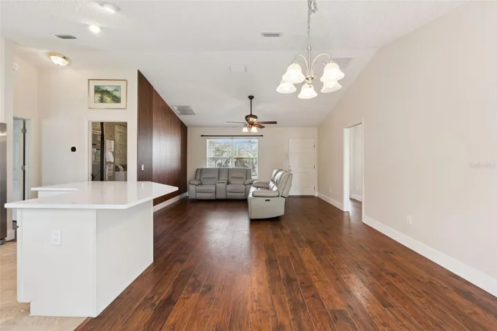 Living Room Open to Kitchen