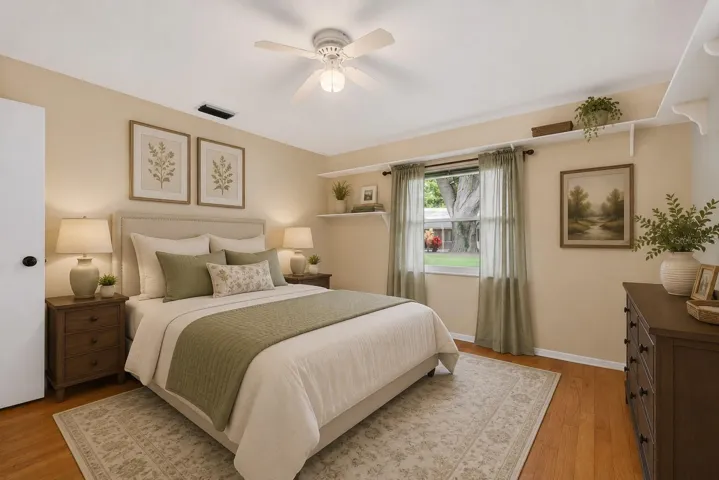Bedroom 2, Virtually Stagged