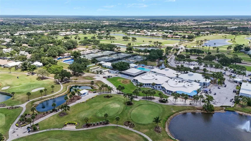 Community clubhouse, tennis courts, pickleball, golf