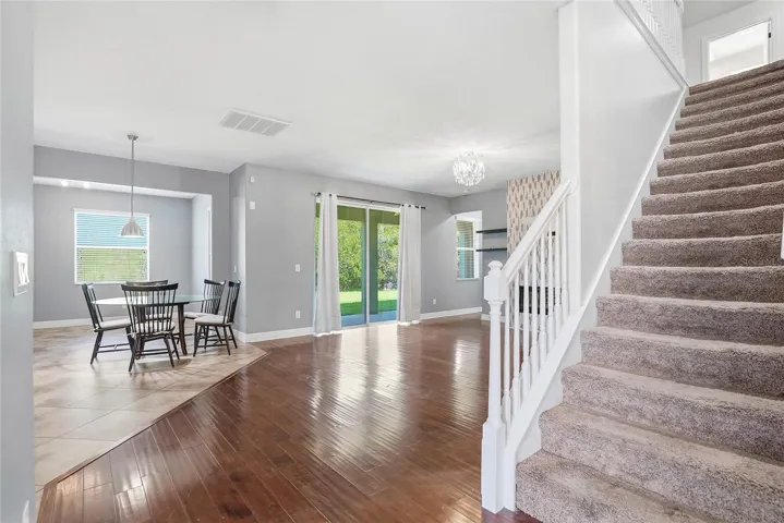 Family Room and eating space in Kitchen
