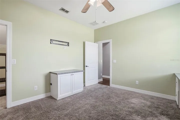 Another view of the first floor bedroom. There is also a walk in closet.