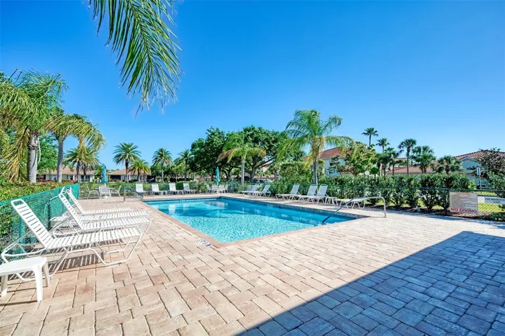 Community heated pool