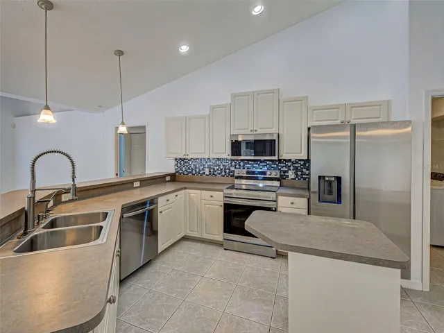 kitchen features all new appliances