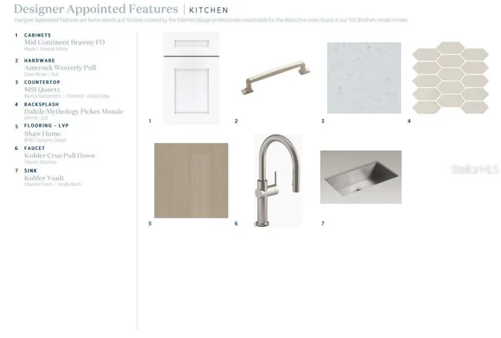 Designer-appointed features selected by our team of professional designers