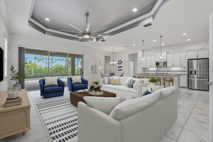 Virtually Staged Great Room