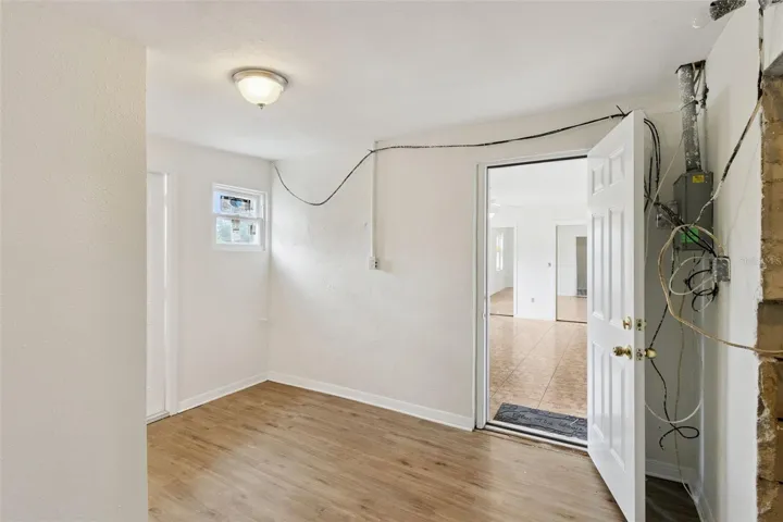 Utility Room off of primary