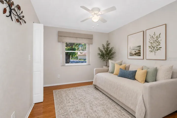 Bedroom 2 with walk in closet-virtually staged