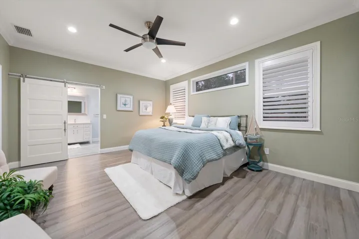 Recent addition of a primary bedroom suite is spacious!